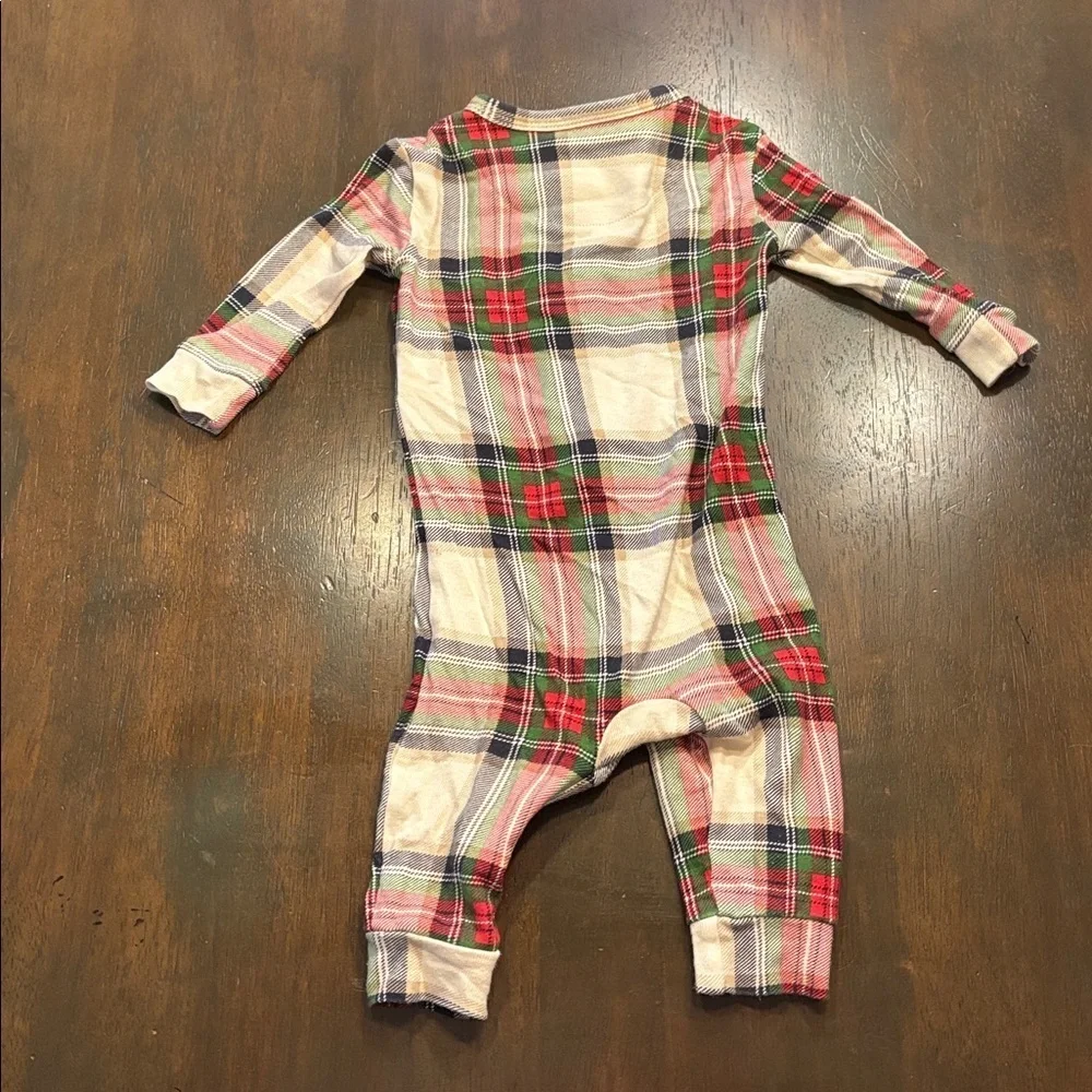 GAP Multicolor Plaid Baby Romper